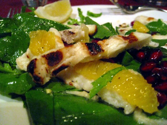 halloumi salad