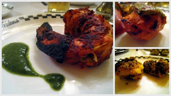 Prawns-paneer-pomfret at Trishna