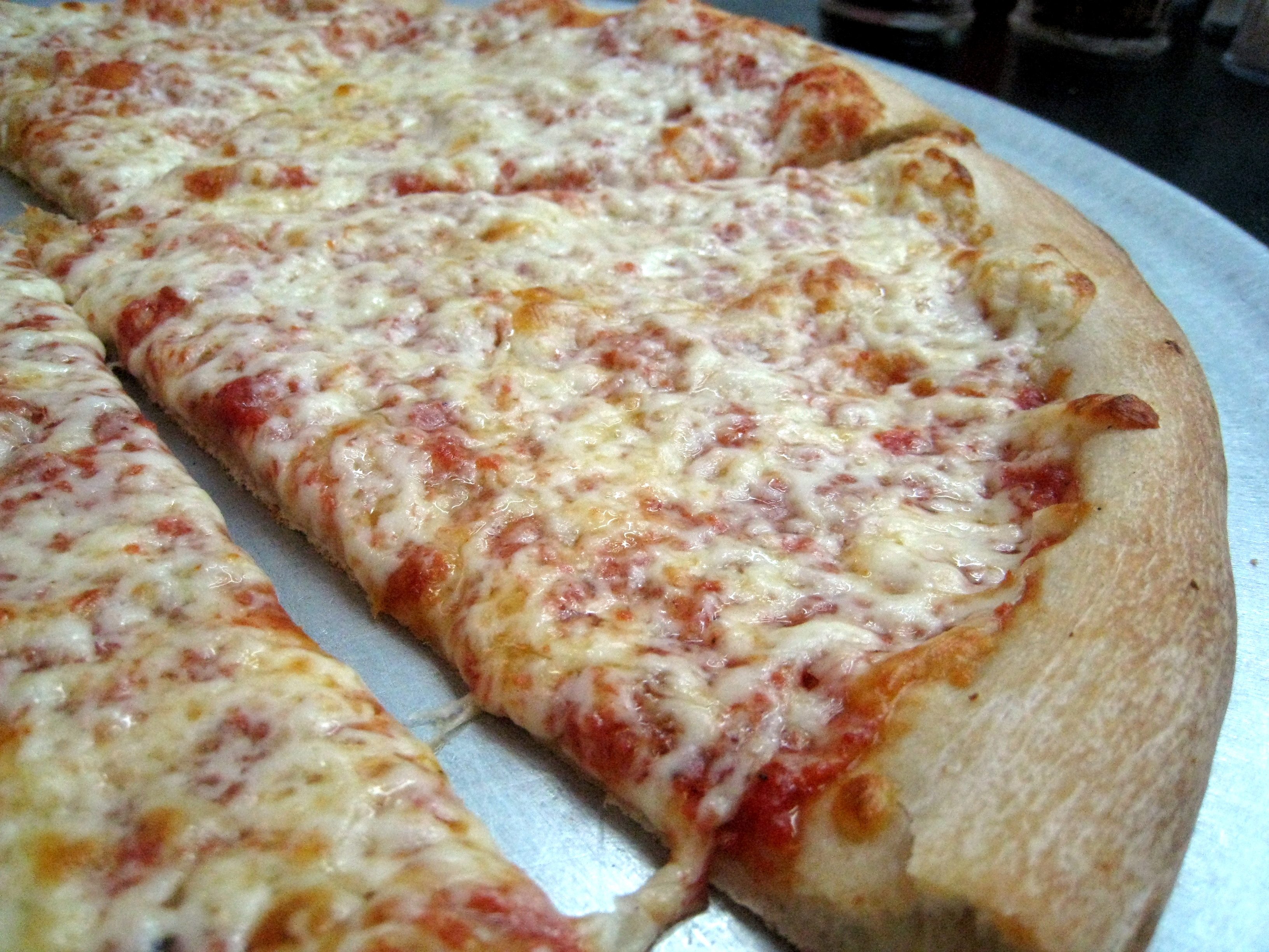 Bubbling hot cheese pie, fresh out the oven