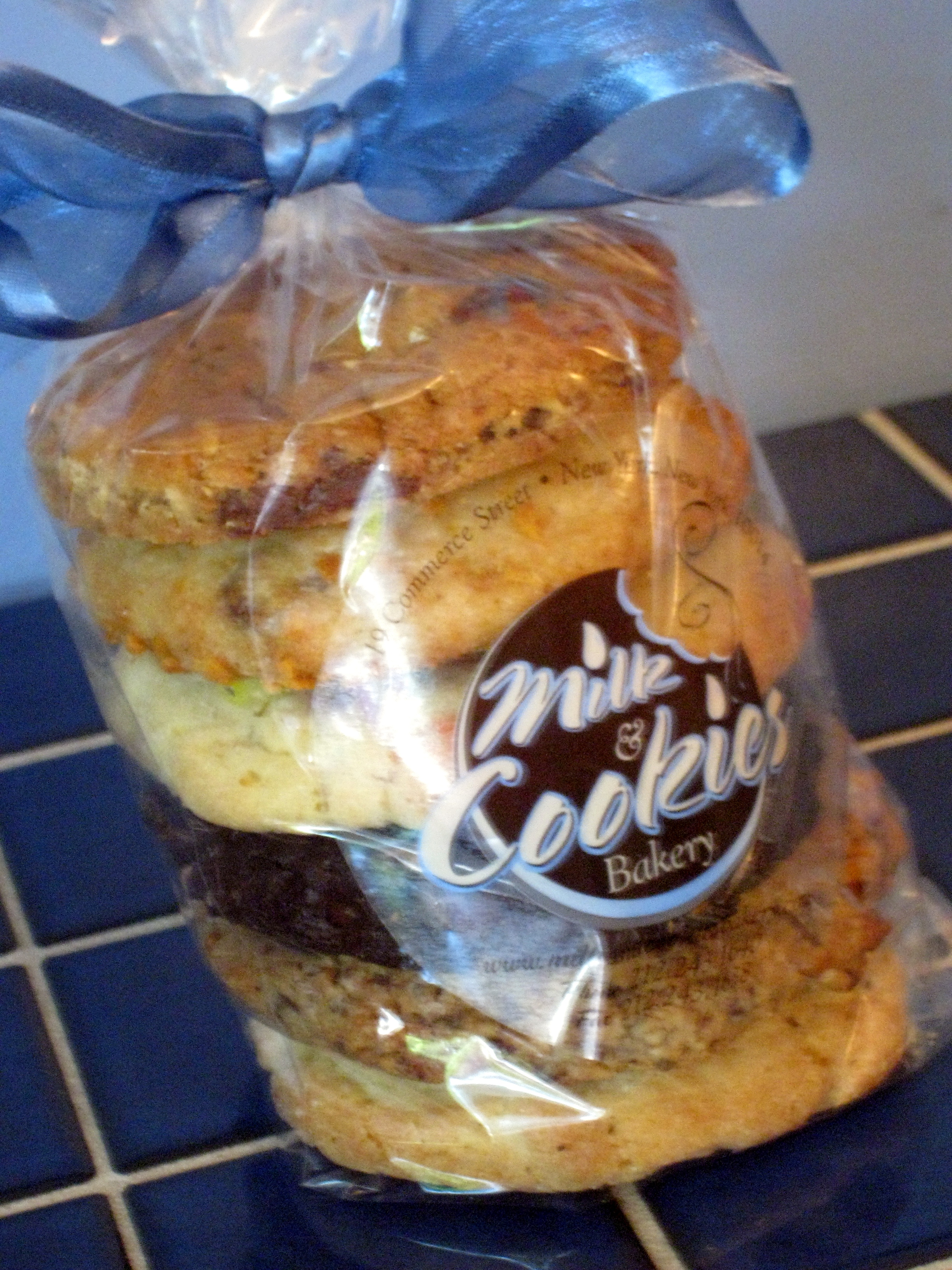 A gift that could never go 'unused' - a stack of freshly baked cookies