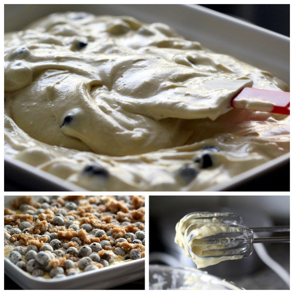 blueberry coffee cake batter