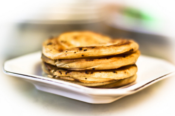 Scallion pancakes at China Sea