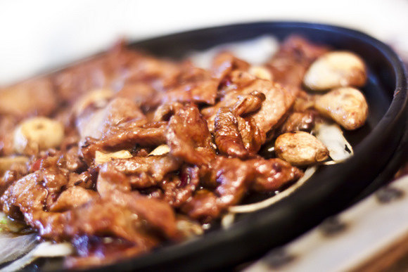 Beef in Garlic Sauce at China Sea