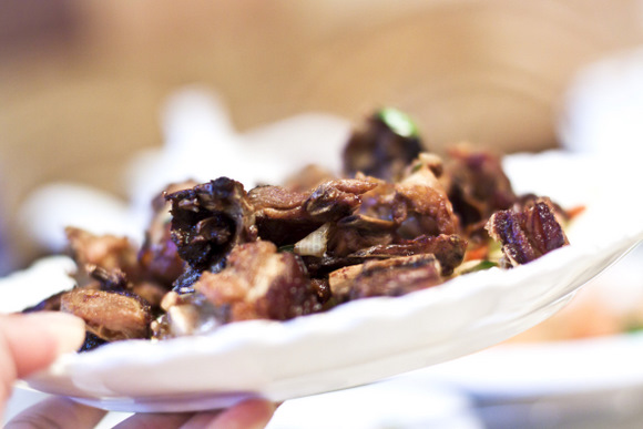 Duck bones at China Sea
