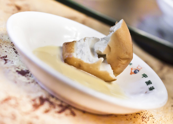Fried cream buns at China Sea Dubai