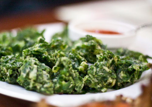Spinach Pakodas - Calicut Paragon Karama Dubai